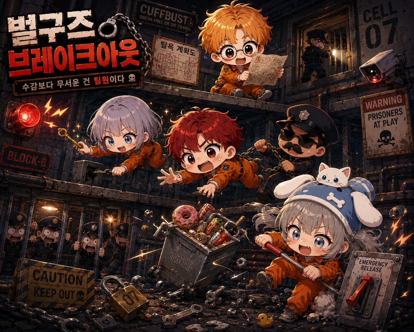 6월 30일 벌구즈와 함께 탈옥하실 2분을 구합니다!!