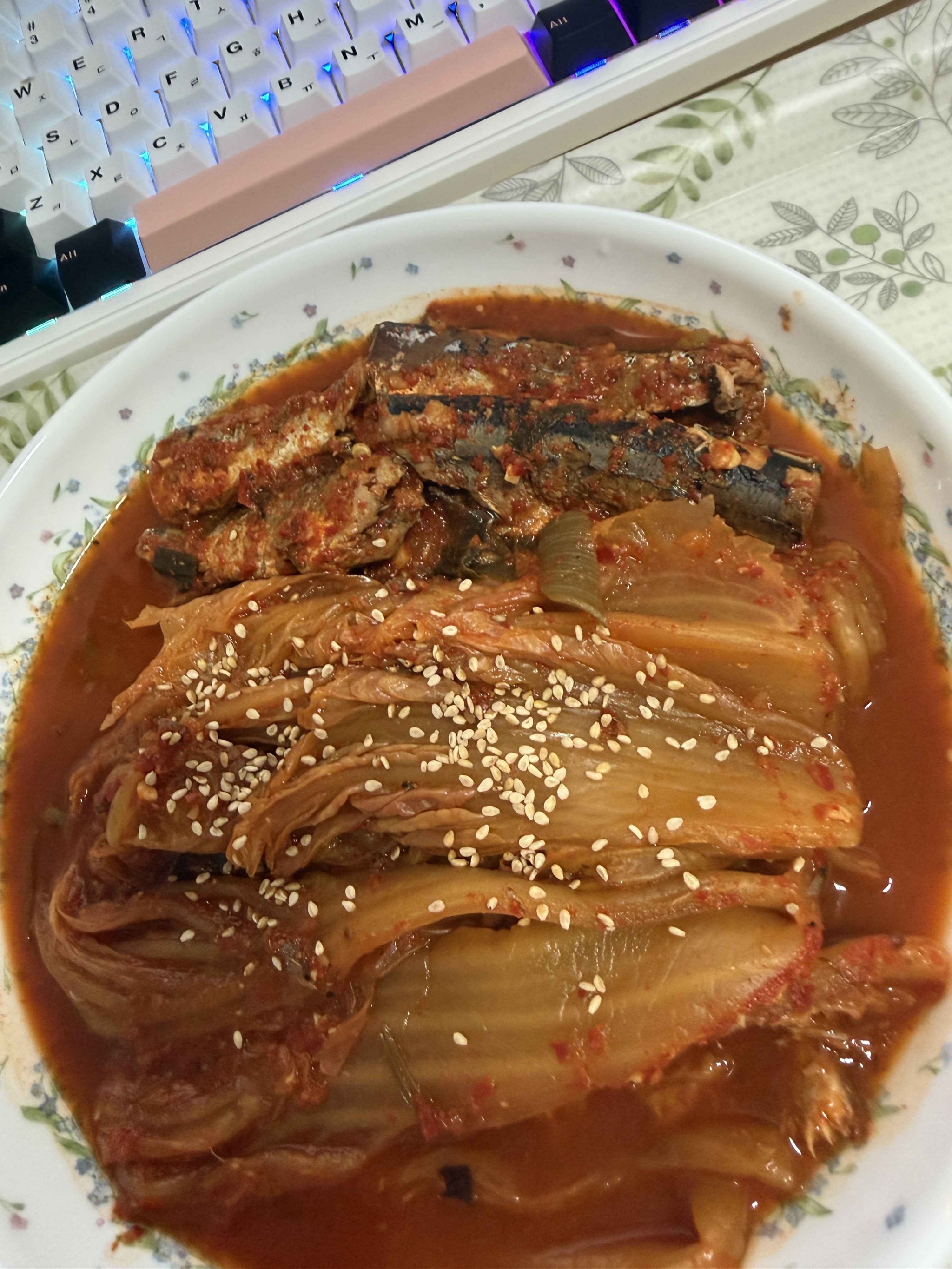 캔꽁치김치찌개