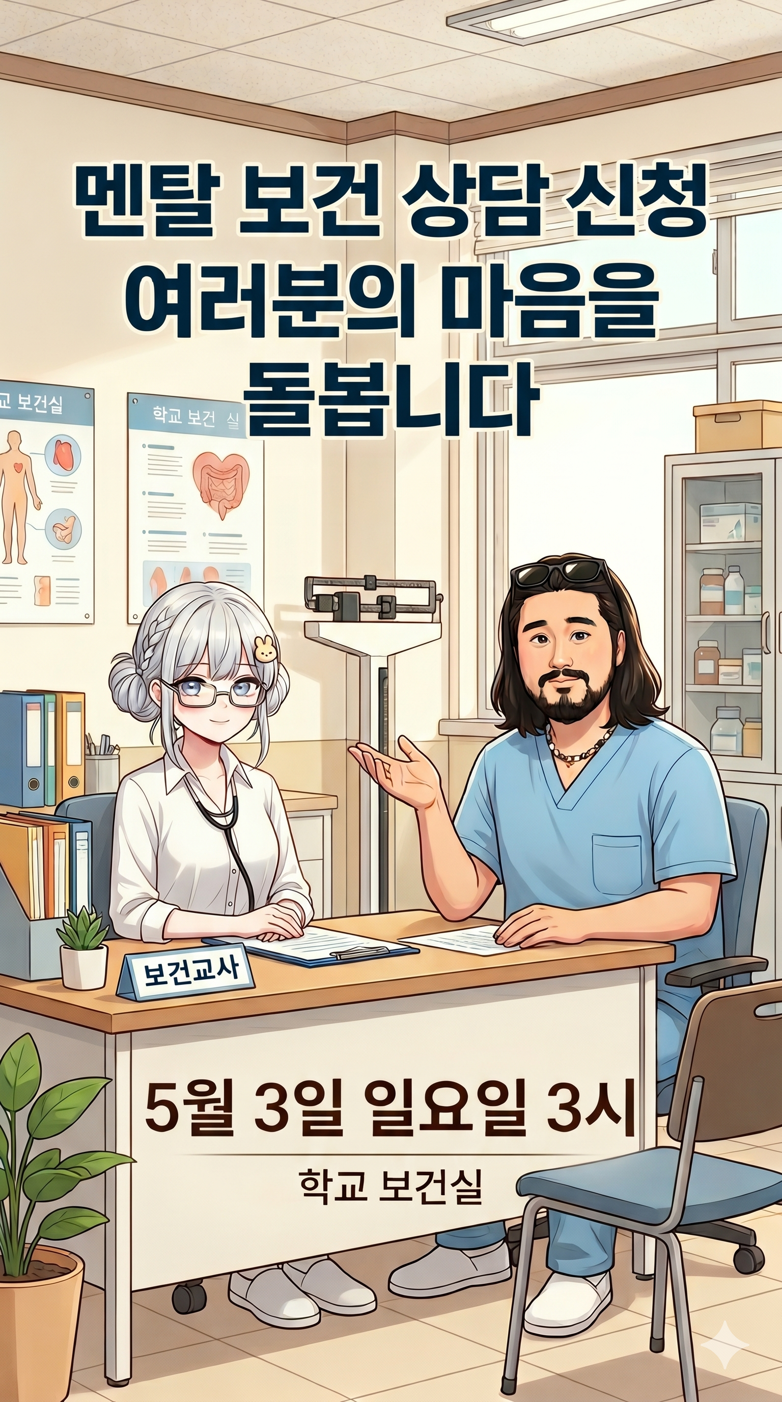 보건실 상담 받으실 학생 모집합니다!